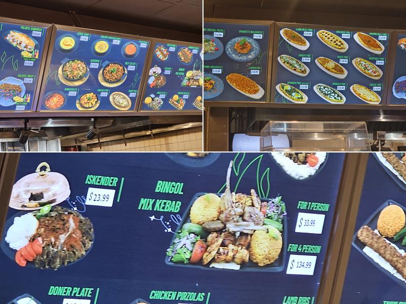 Koz Bingol Express Menu