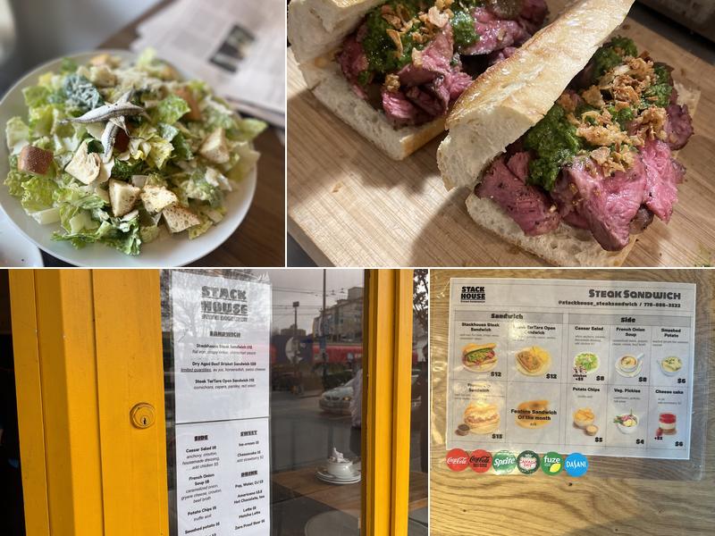 Stackhouse SteakSandwich Menu