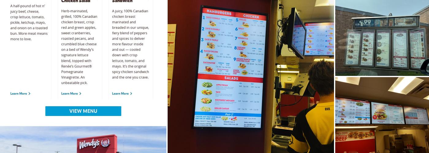 Wendy's Menu