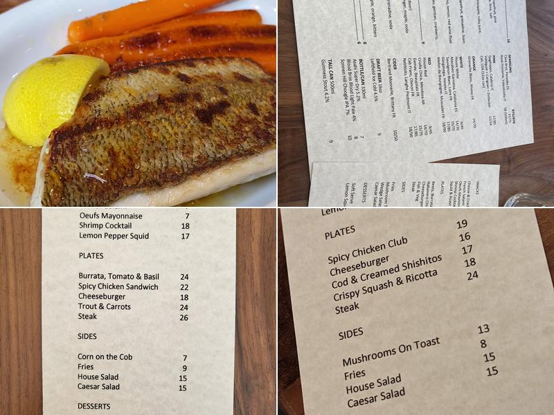 Dotty's Menu
