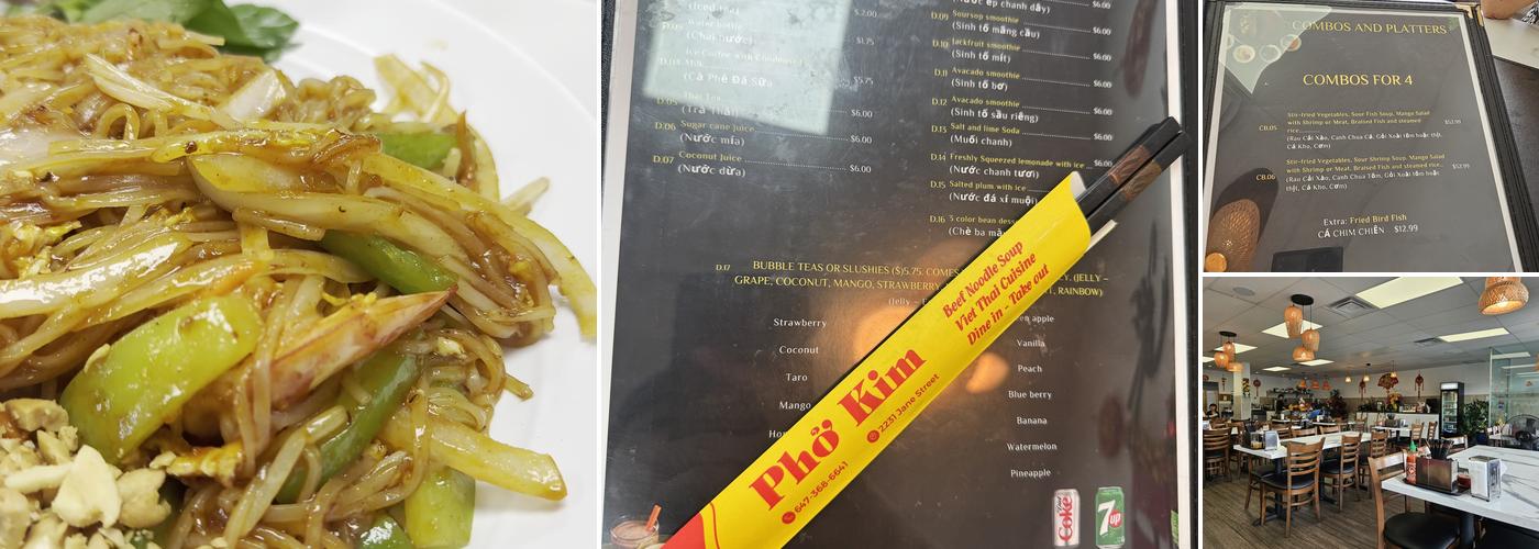 Pho Kim Menu