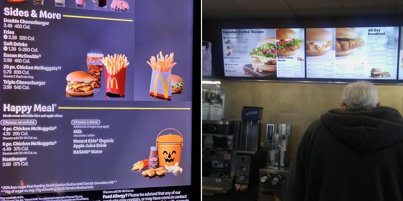 McDonald's Menu