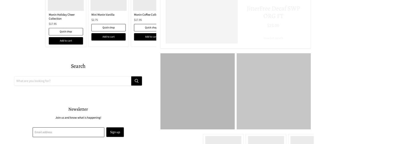 Down East Coffee Roasters Menu