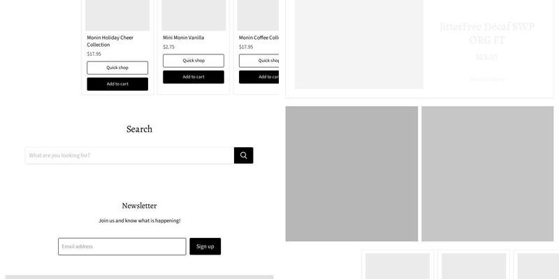 Down East Coffee Roasters Menu