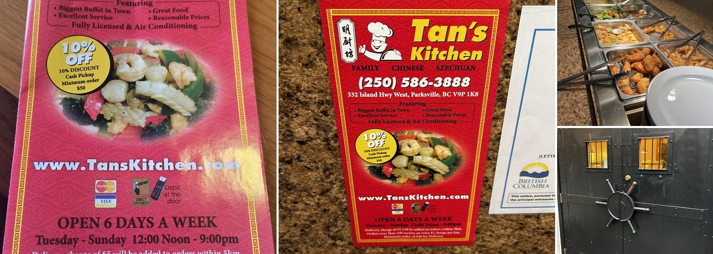 Tan’s Kitchen Menu