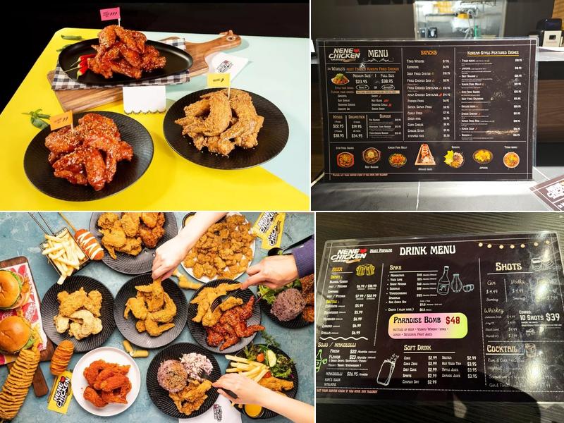 NeNe Chicken Menu