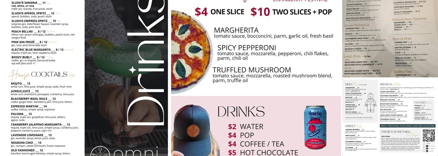 Omni Kitchen + Bar Menu