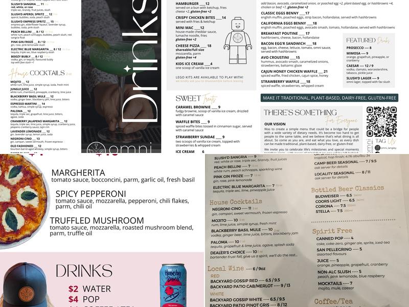 Omni Kitchen + Bar Menu