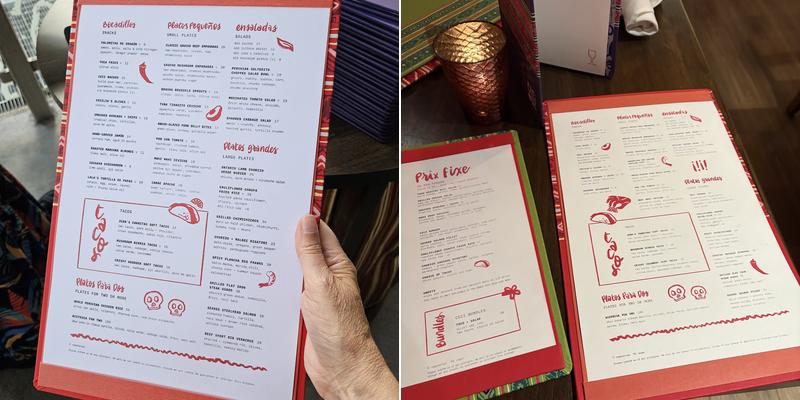Ceci Bar Menu