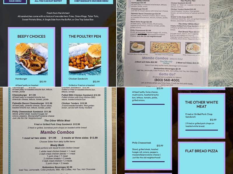The Kozy Kitchen Menu