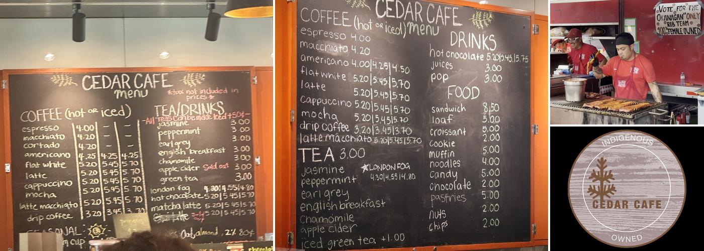 Cedar Cafe MOA Menu