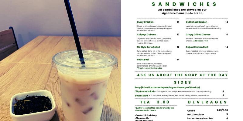 Bread Bowl Menu
