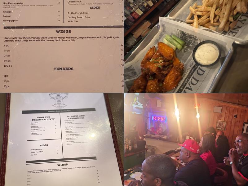 KING’S PUB Menu