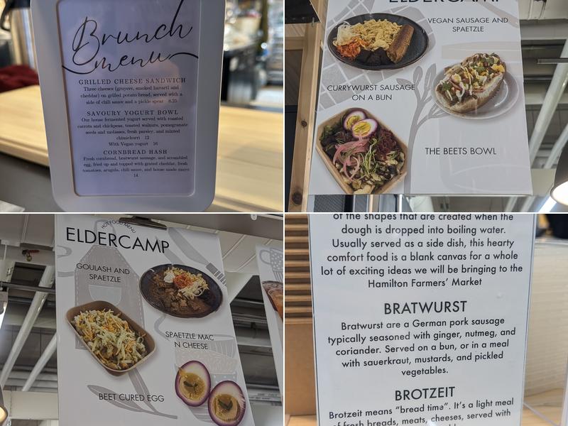 Eldercamp Menu
