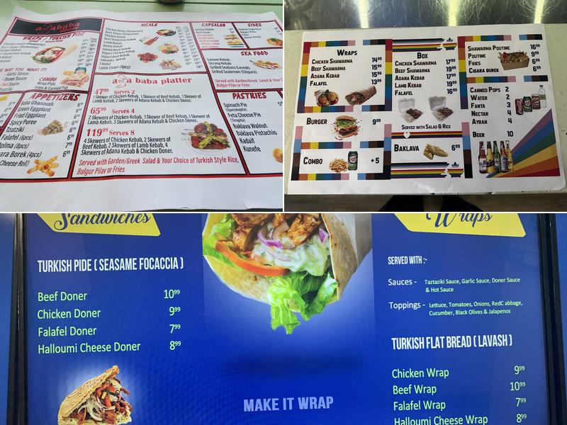 AMOR Fusion Doner & Kebab (Church St.) Menu