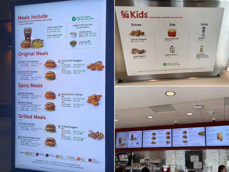 Chick-fil-A Menu