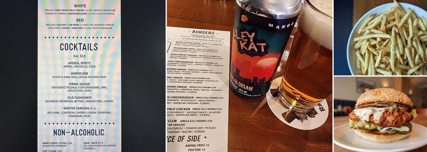 Fox Burger Westmount Menu
