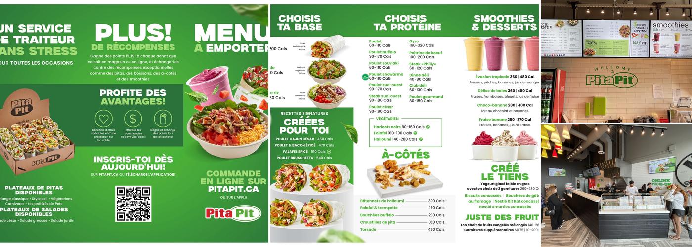 Pita Pit Menu