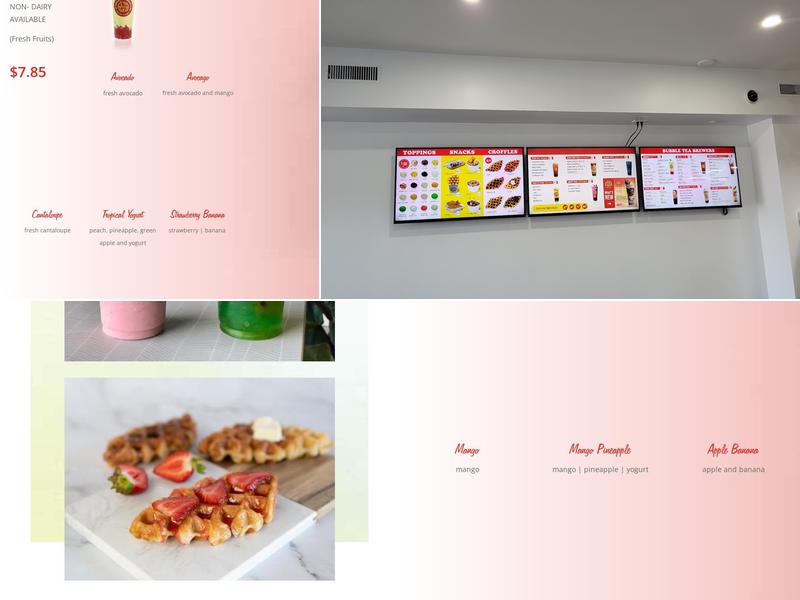 Bubble Tea Brewers Menu