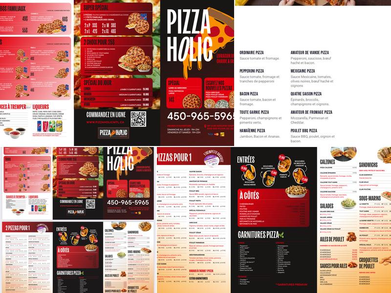 pizza holic Menu
