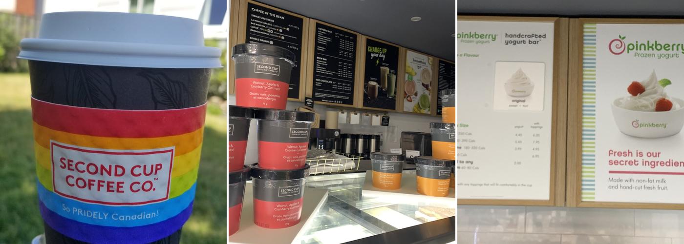 Second Cup Café Menu