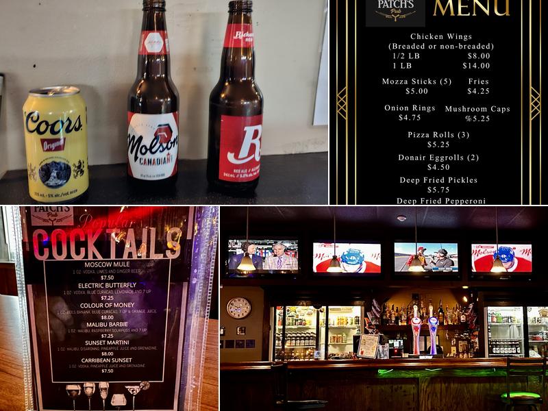 Johnny Patch's Pub Menu