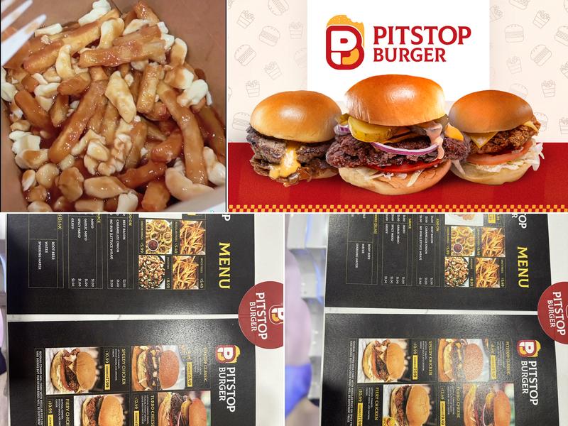 PitStop Burger Menu