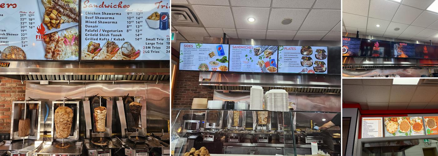 Fire Shawarma Menu