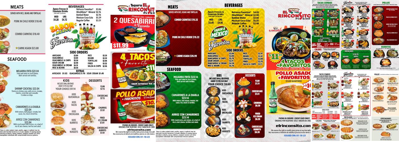 El Rinconsito | Auburn South Menu