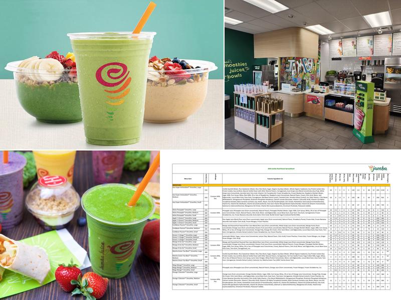 Jamba Menu