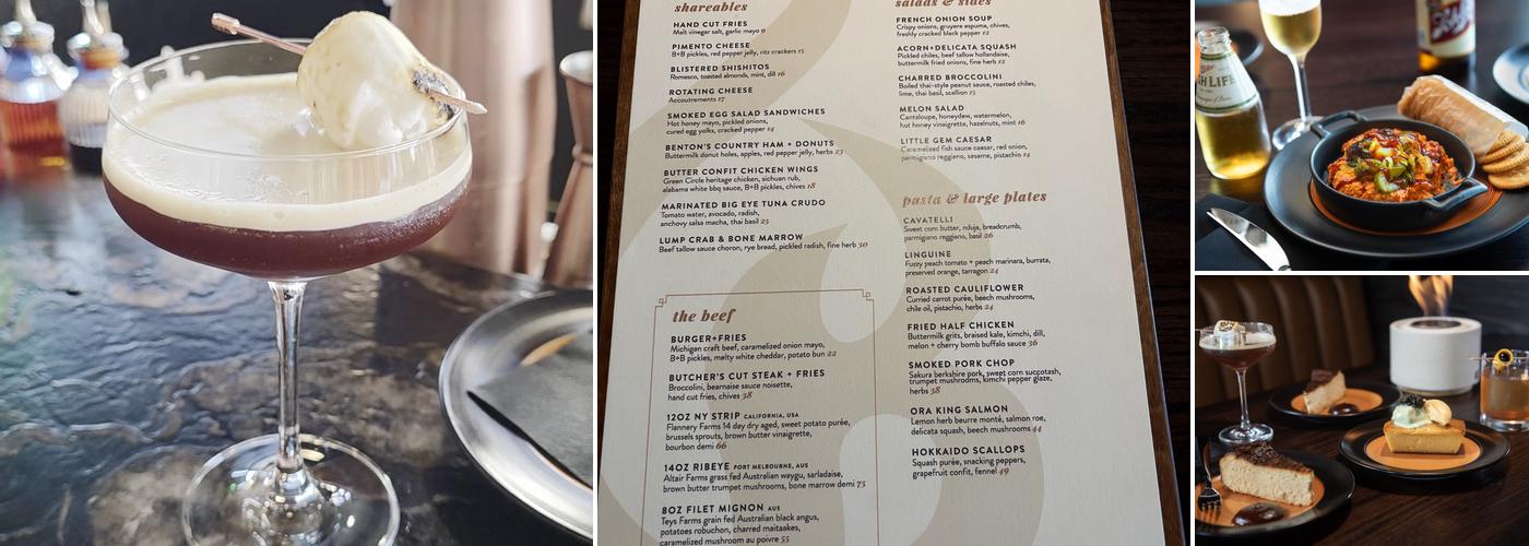 Char + Barrel Menu