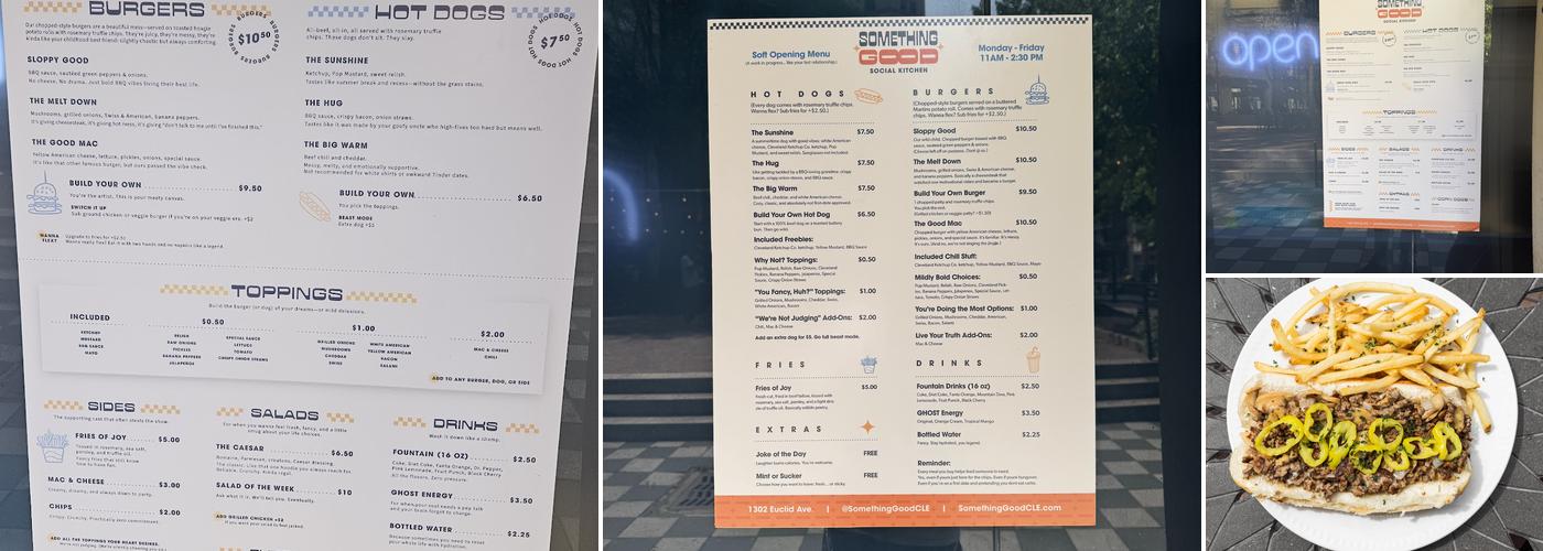 Something Good Menu