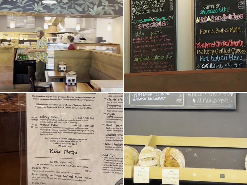 Pisgah Bakehouse Menu