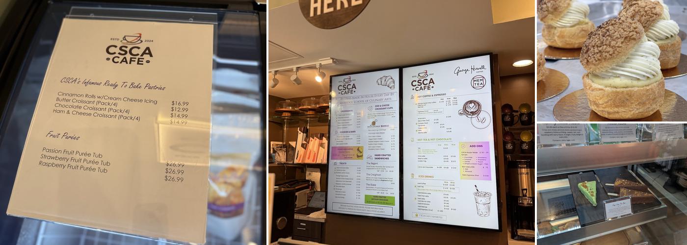 CSCA Cafe Menu