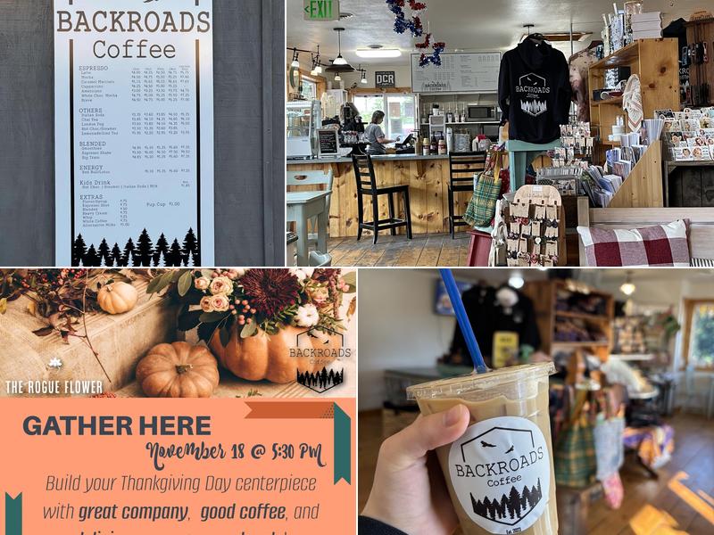 Backroads Coffee Menu
