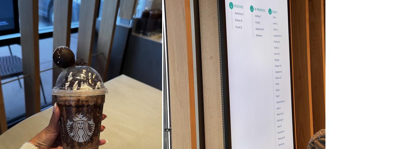 Starbucks Menu
