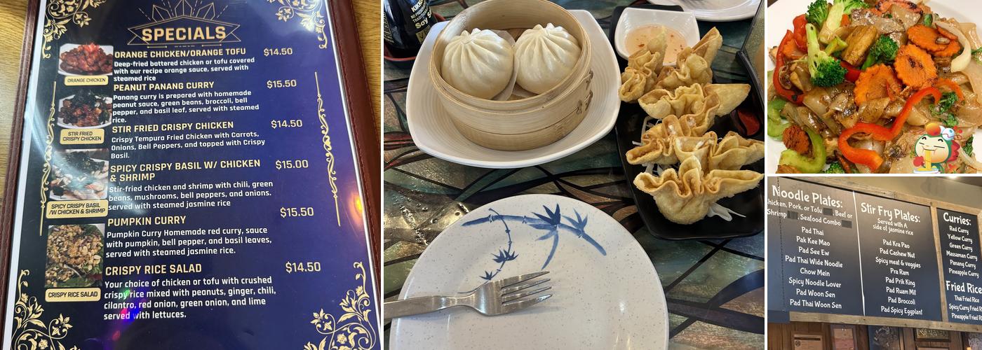 Thai Thai Fusion Menu