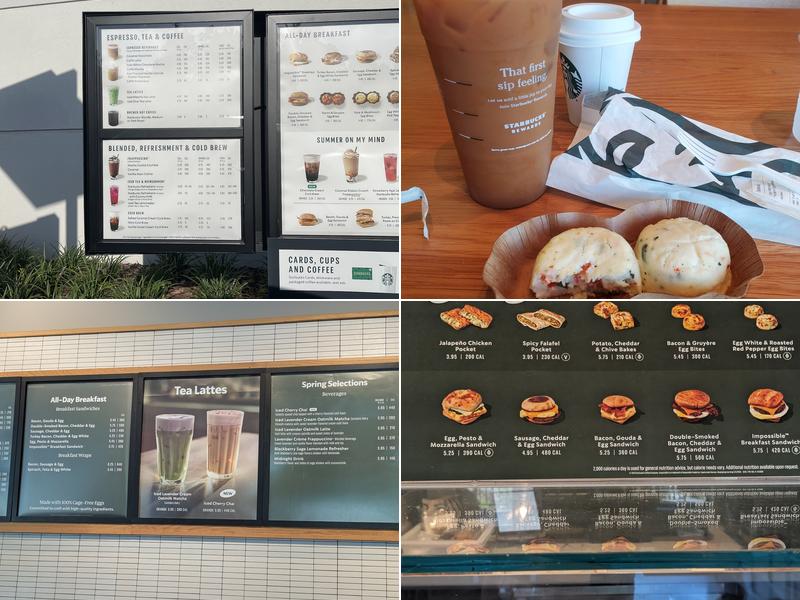Starbucks Coffee Company Menu