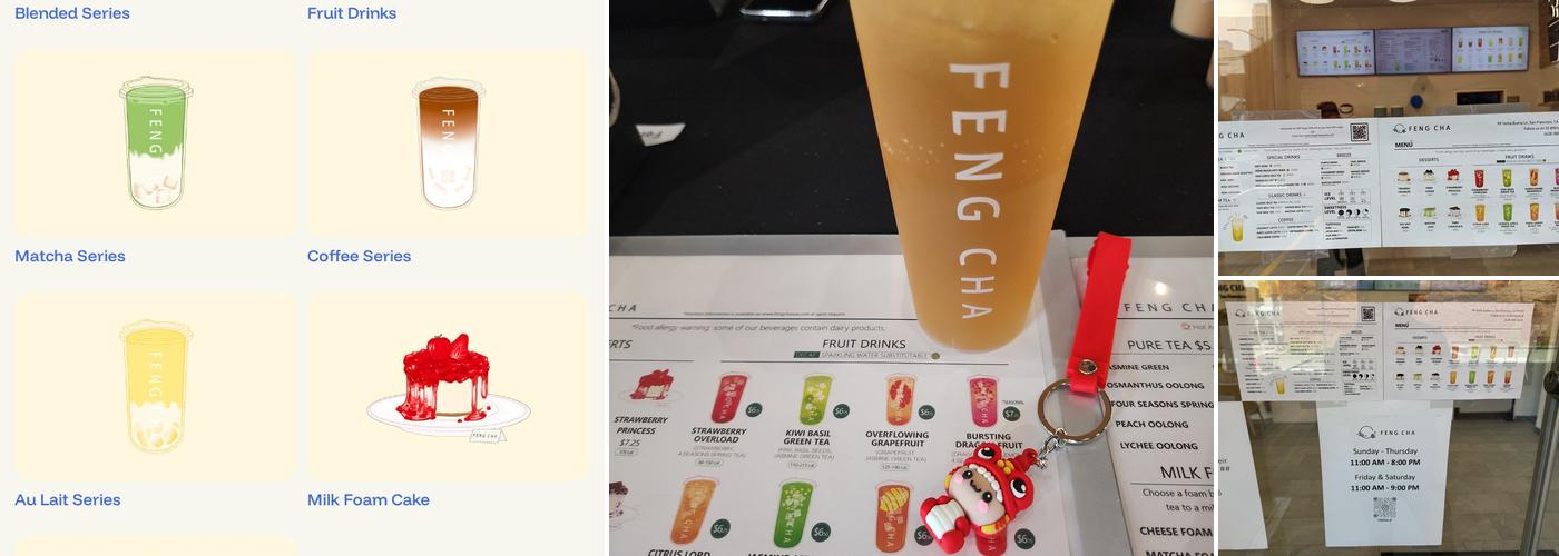 Feng Cha Teahouse - San Francisco Menu