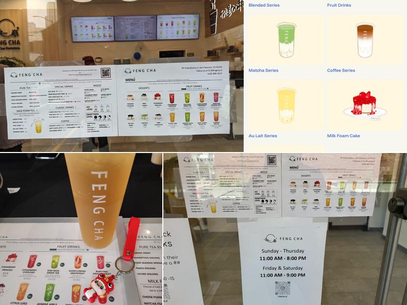 Feng Cha Teahouse - San Francisco Menu