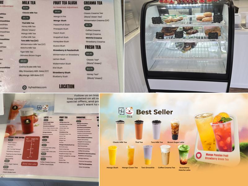 Hy-Fresh Tea Menu