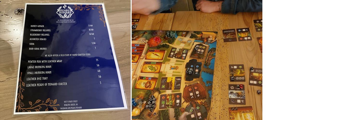 Meads of Midgard Menu