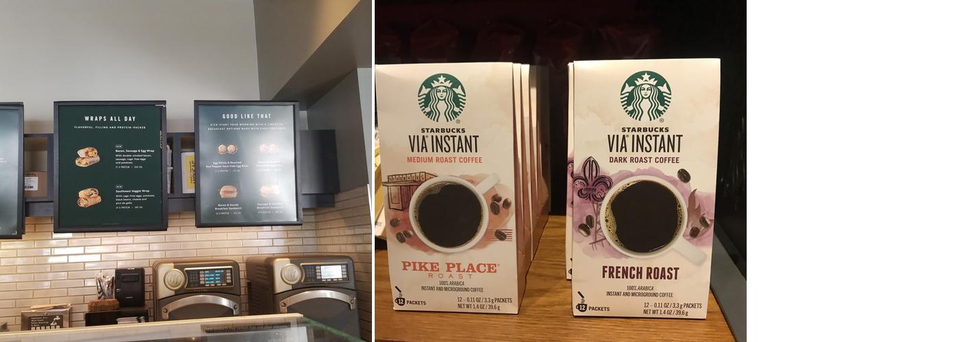 Starbucks Menu