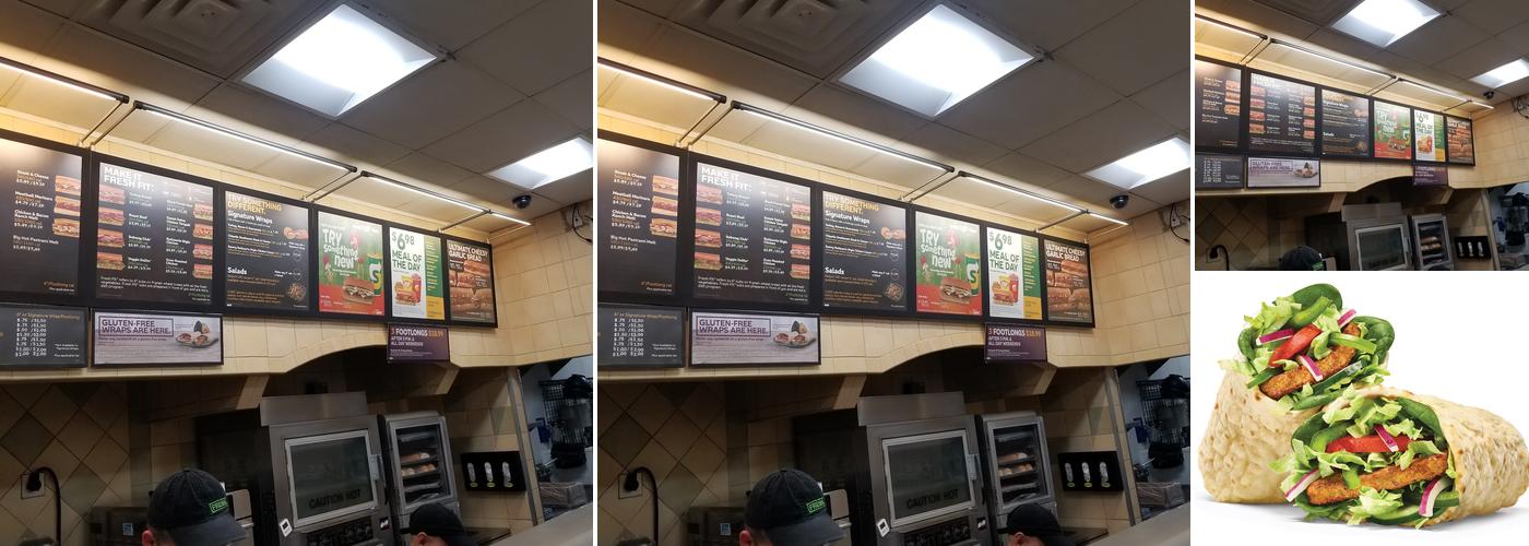 Subway Menu