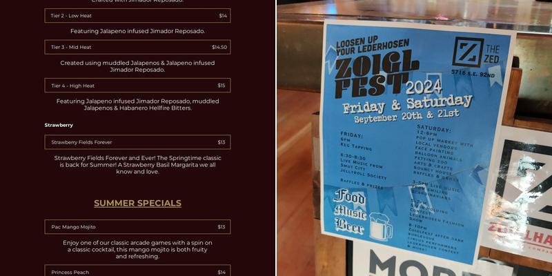 The Zed Menu
