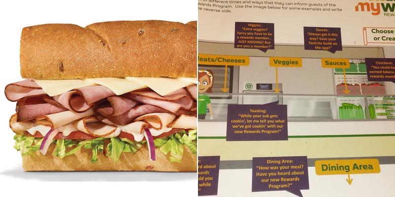 Subway Menu
