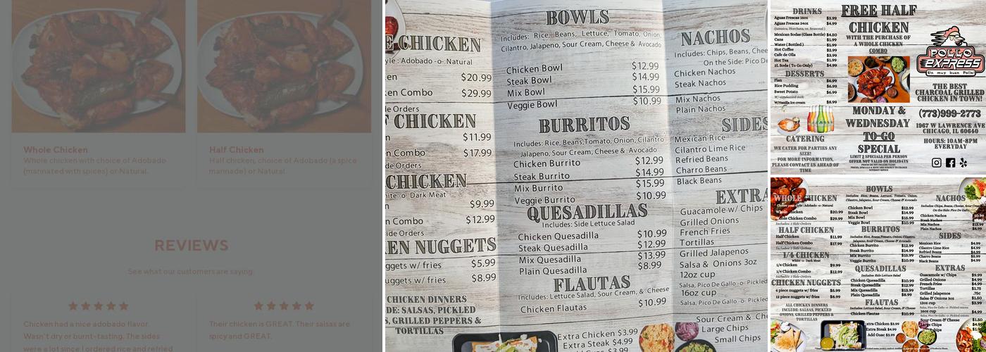 Pollo Express Ravenswood Menu