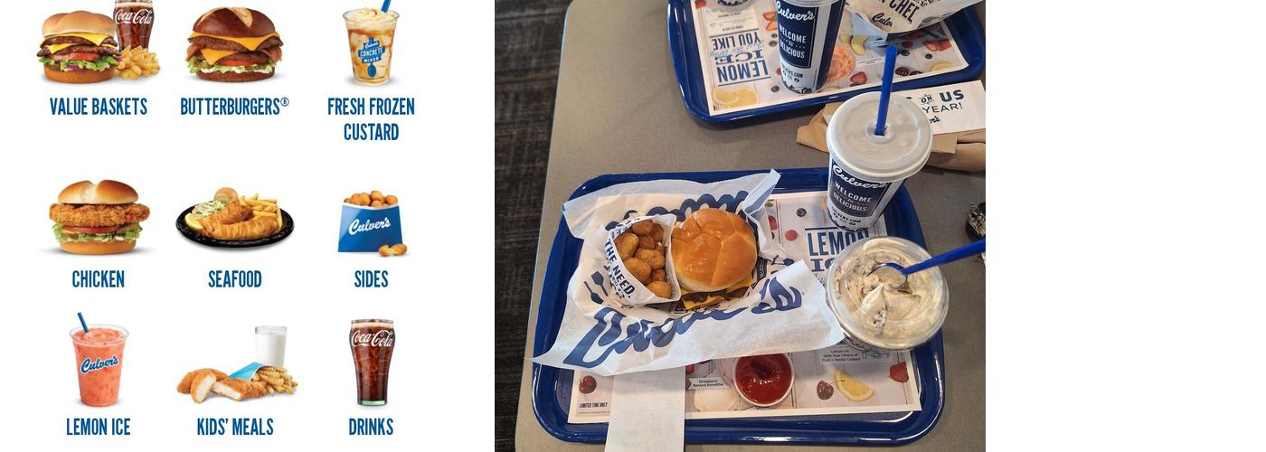Culver’s Menu