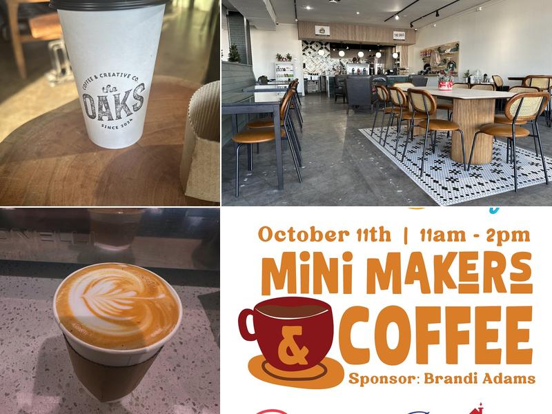 The Oaks Coffee & Creative Co. 403 Andrews Hwy, Midland