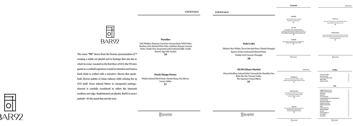 Gui Steakhouse – NYC Times Square Menu